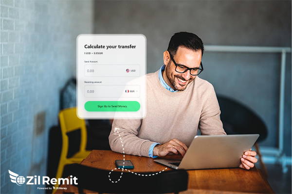Send money to France with ZilRemit platform